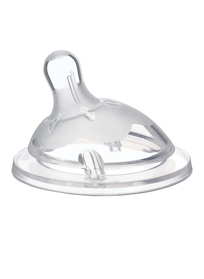 Chicco NaturalFeeling Teat Regular Flow Silicone 0M+ 1Pc  - Image 1