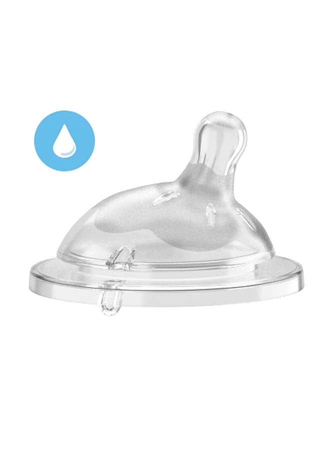 Chicco NaturalFeeling Teat Regular Flow Silicone 0M+ 1Pc  - Image 2