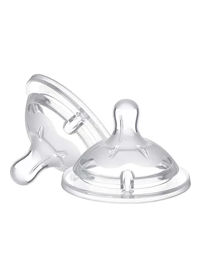 Chicco NaturalFeeling Teat Adjustable Flow Silicone 4M+ 2Pcs