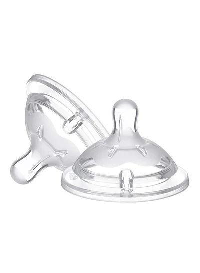 Chicco NaturalFeeling Teat Fast Flow Silicone 6M+ 2Pcs