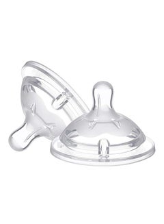 Chicco NaturalFeeling Teat Fast Flow Silicone 6M+ 2Pcs  - Image 1