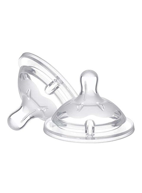 NaturalFeeling Teat Fast Flow Silicone 6M+ 2Pcs