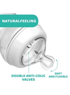 Chicco NaturalFeeling Teat Fast Flow Silicone 6M+ 2Pcs  - Image 4