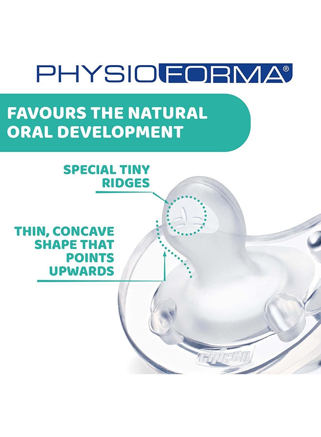 Chicco - PhysioForma Soft Silicone Soother 0-6M 1Pc - Image 1