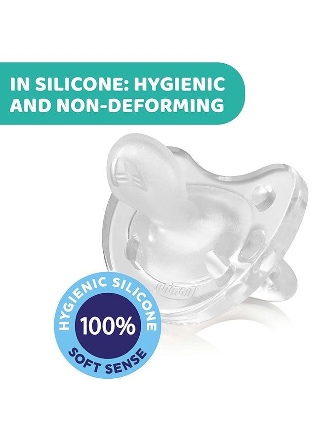 Chicco - PhysioForma Soft Silicone Soother 0-6M 1Pc - Image 1