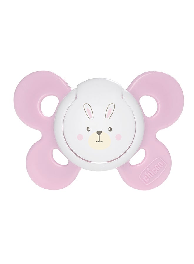 Chicco PhysioForma Comfort Silicone Soother 0-6M 1Pc, Pink  - Image 1