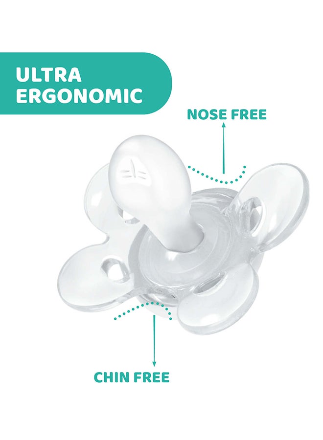 Chicco PhysioForma Comfort Silicone Soother 0-6M 1Pc, Pink  - Image 4