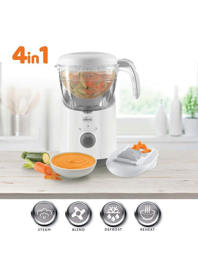 Chicco Steam Easy Meal 4-In-1 Baby Food Maker , 6M+ - Image 2
