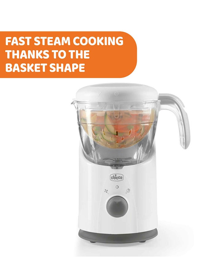 Chicco Steam Easy Meal 4-In-1 Baby Food Maker , 6M+ - Image 3