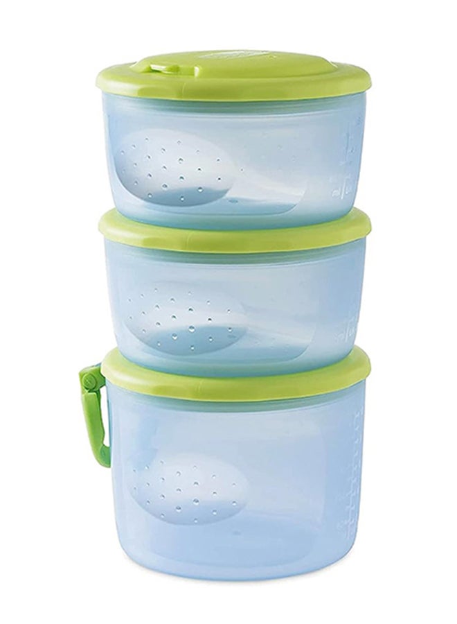 Chicco System Easy Meal Baby Food Containers 6M+  - Image 1