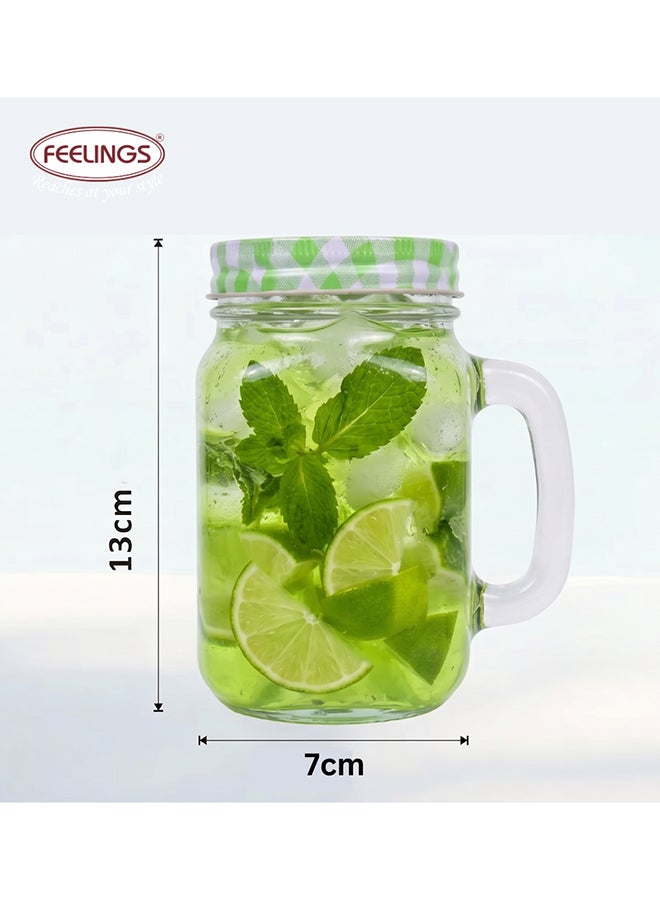 Feelings 3-Piece Drinking Mug Set Clear 500ml - Image 4
