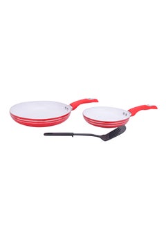Falpro 3-Piece Frying Pan Set Red 20 cm and 26 cm 