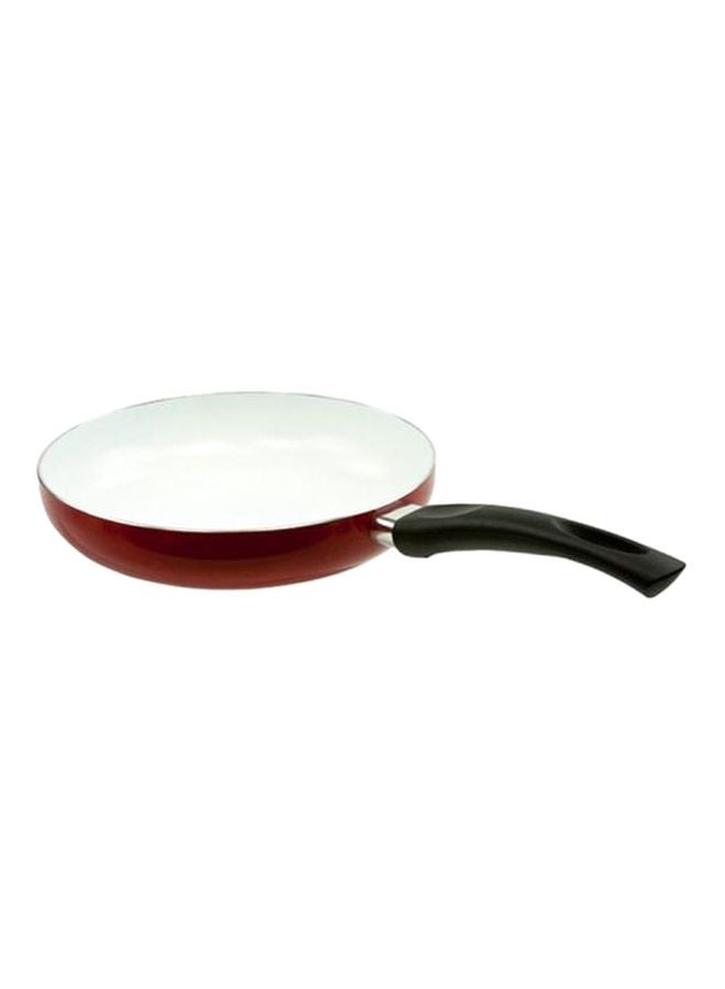 مقلاة من الألومنيوم أبيض/أسود/بني 22سم