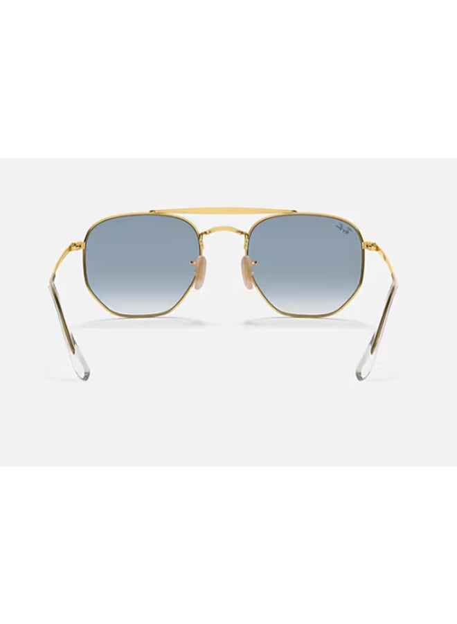 Ray-Ban Pilot Sunglasses - RB3648-001-3F - Lens Size: 54 mm - Gold - Image 4