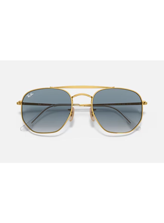 Ray-Ban Pilot Sunglasses - RB3648-001-3F - Lens Size: 54 mm - Gold - Image 5