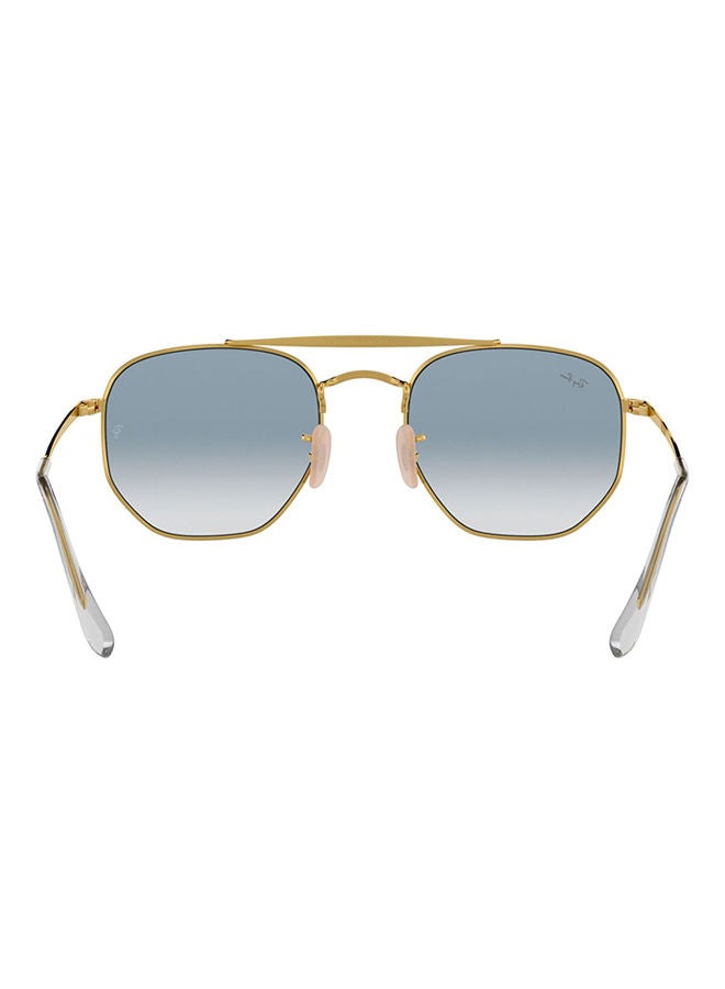 راي بان نظارة شمسية بإطار سداسي بحماية من الأشعة فوق البنفسجية - طراز RB3648-001 - مقاس العدسة: 54 مم - لون ذهبي للنساء - Image 3