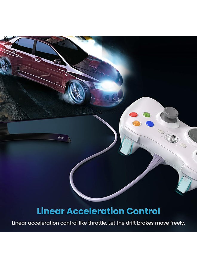 Microsoft Xbox 360 Wired Controller for Microsoft Xbox 360, Game Controller with Dual-Vibration Turbo for Xbox 360/360 Slim and PC Windows 7,8,10 - Image 5