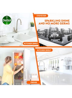 Dettol All Purpose Cleaner Lemon With Kitchen Cleaner Orange Burst Trigger Spray, Pack Of 2 500ml  - Image 3