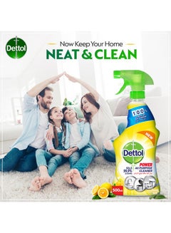 Dettol All Purpose Cleaner Lemon With Kitchen Cleaner Orange Burst Trigger Spray, Pack Of 2 500ml  - Image 5