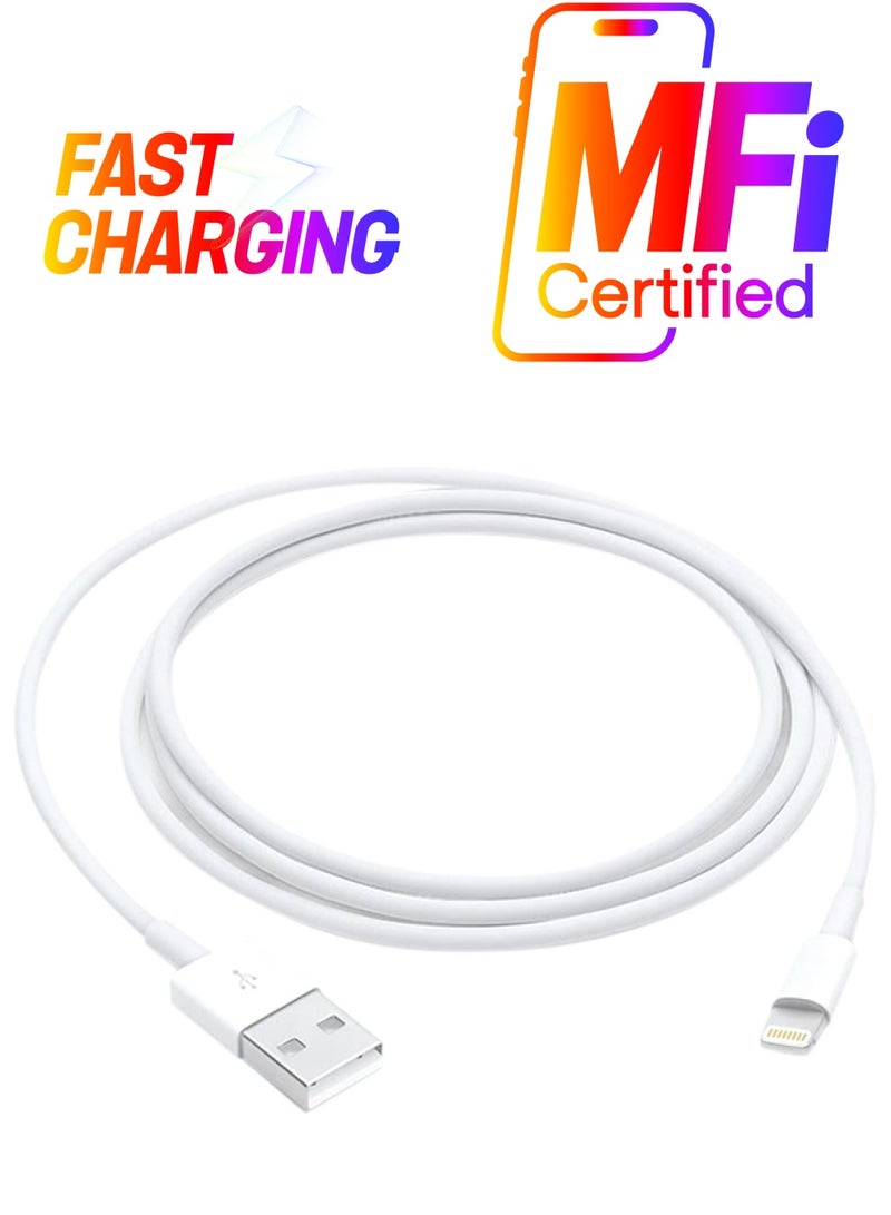 كابل Lightning To USB أبيض - Image 1