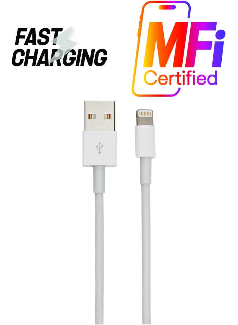 Lightning To USB Cable White  - Image 1