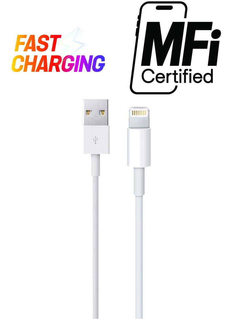 Generic - Lightning to USB Cable White - Image 1