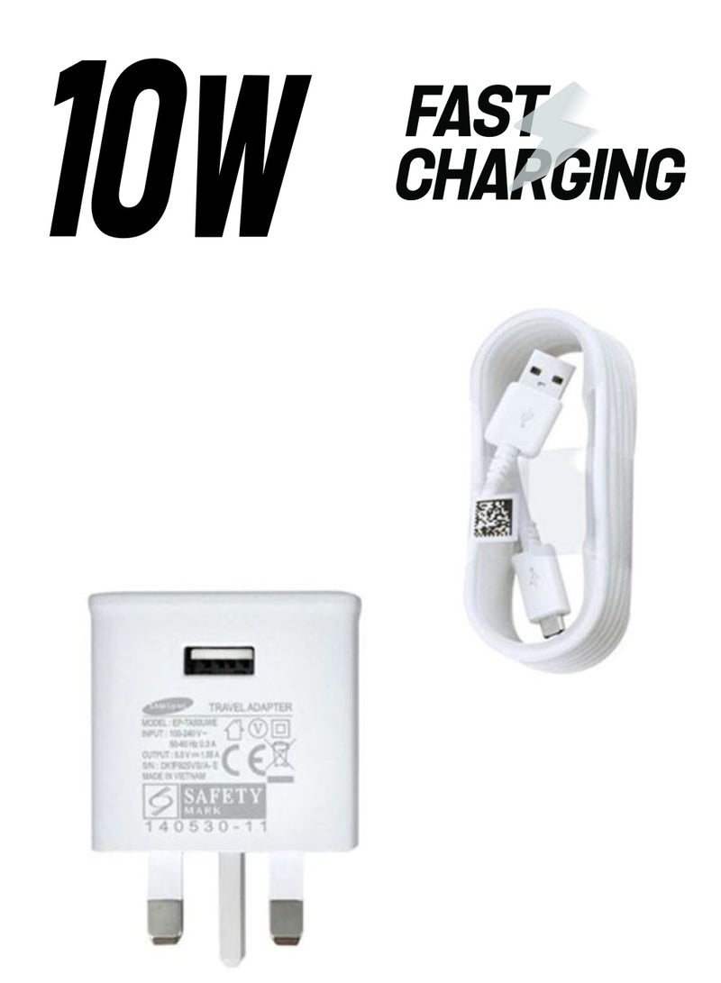 Samsung - Adaptive Fast Charger With USB Type-C Cable White - Image 1
