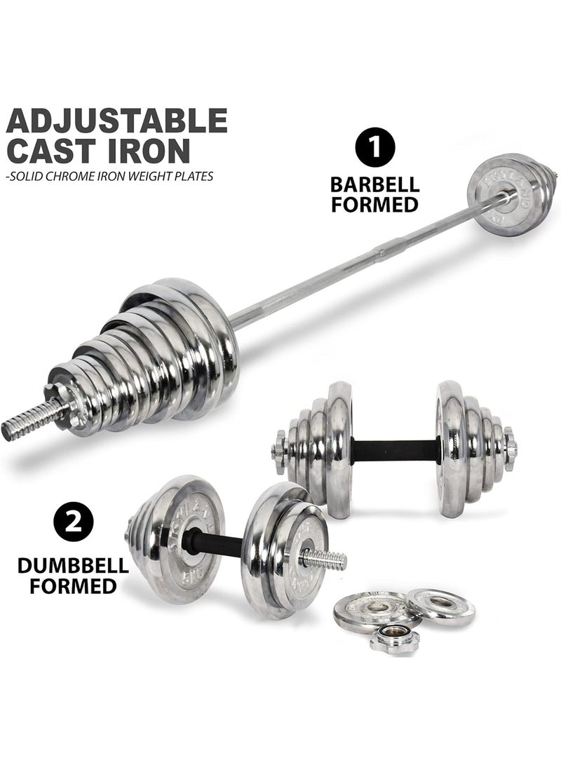 SkyLand - Exercise Dumbbell Set With Case 50kg 50kg - Image 1