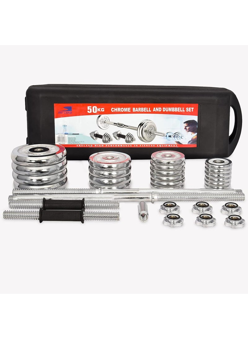 SkyLand - Exercise Dumbbell Set With Case 50kg 50kg - Image 1