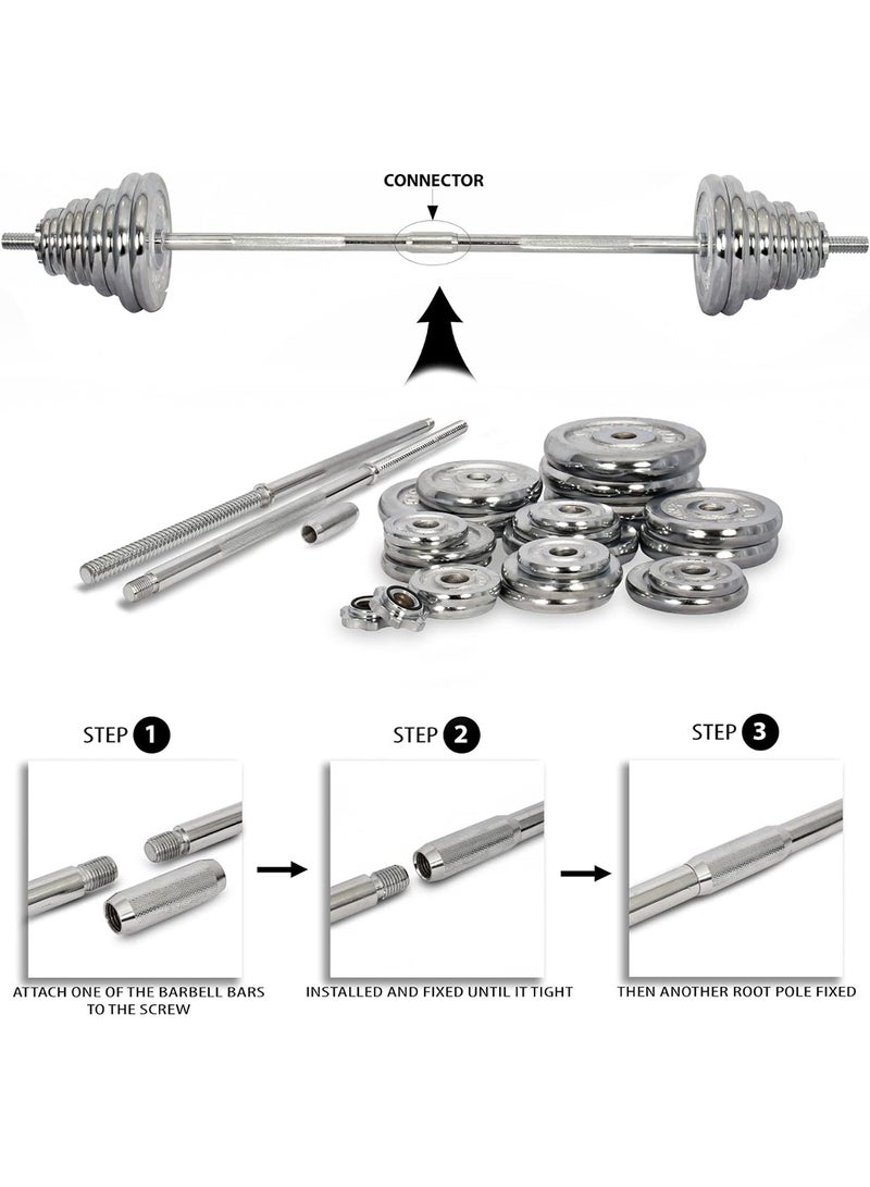 SkyLand - Exercise Dumbbell Set With Case 50kg 50kg - Image 1