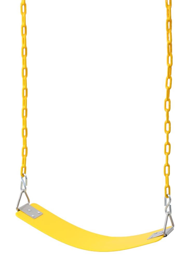 Rainbowtoy Non-Slip Sturdy Durable Easy Installation Swing Seat Set Playground Equipment 61x15x150cm - Image 1