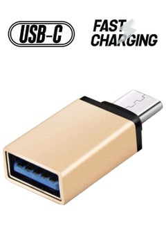 USB To Type-C Adapter Gold/Black/Silver - pnsku/N14929624A/45/_/1738232570/455fbc5d-7117-4052-9c54-82df646c3ca0