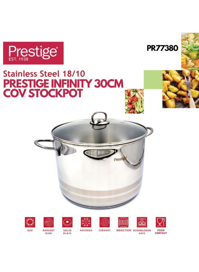 برستيج إناء مرقة إنفينتي بغطاء فضي 30Cmسم - Image 5