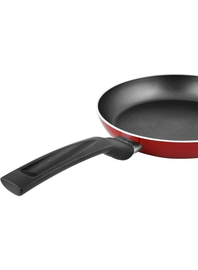 Prestige - Aluminum Safecook With Nonstick Frypan 22Cm - Red Red - Image 1