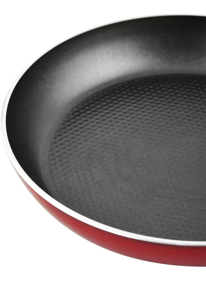 Prestige - Aluminum Safecook With Nonstick Frypan 22Cm - Red Red - Image 1