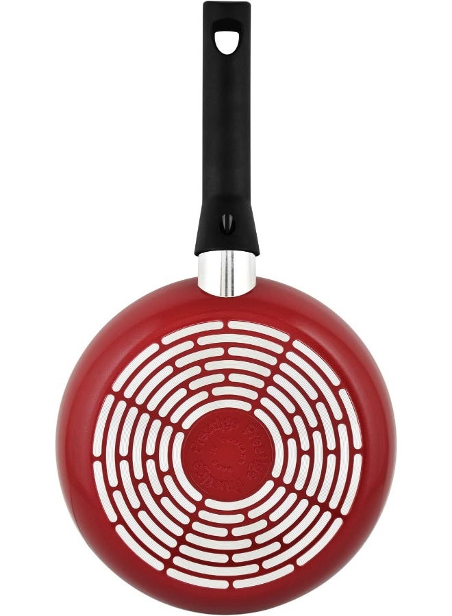 Prestige - Aluminum Safecook With Nonstick Frypan 22Cm - Red Red - Image 1