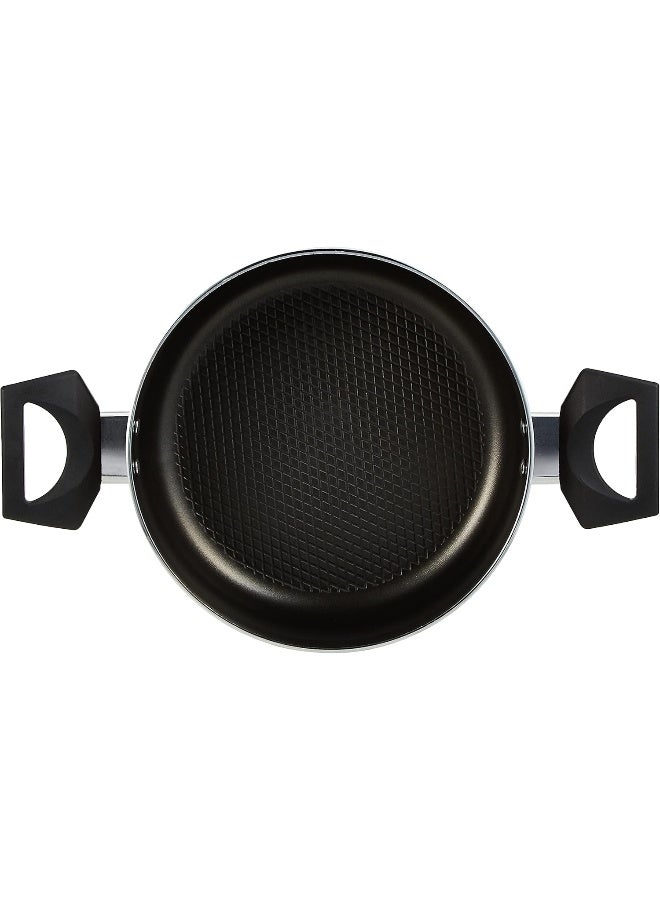 برستيج قدر طهي من الألومنيوم مع كسرولة مانعة للالتصاق أحمر/شفاف/أسود 20سم - Image 5