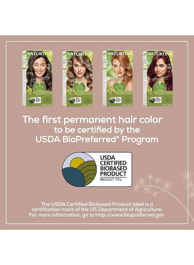 ناتشورتينت كريم تلوين للشعر دائم 6 G ذهبي ترابي داكن 170ملليلتر - Image 4