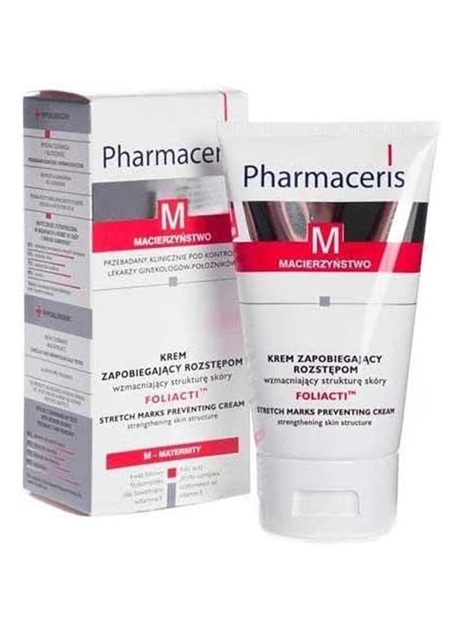 Pharmaceris - Pharmaceris M Macierzyństwo Stretch Marks Preventing Cream, Strengthening Skin Structure With Foliacti 150ml - Image 1