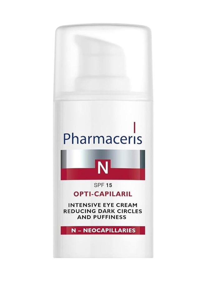N Spf 15 Intensive Eye Cream, Reduces Dark Circles And Puffiness Clear 15ml