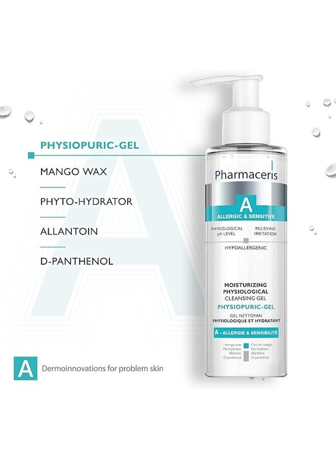 Pharmaceris A Physiological Cleansing Gel, Infused With D-Panthenol, Relieves Irritation Clear 190ml - Image 3