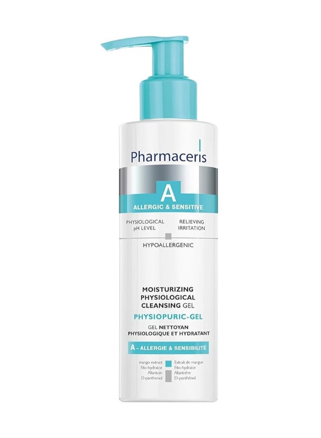 Pharmaceris A Physiological Cleansing Gel, Infused With D-Panthenol, Relieves Irritation Clear 190ml - Image 1