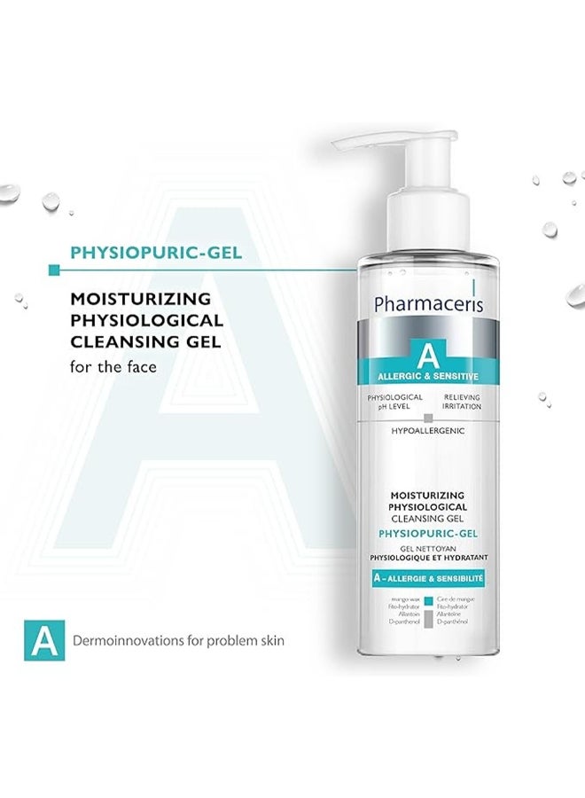 Pharmaceris A Physiological Cleansing Gel, Infused With D-Panthenol, Relieves Irritation Clear 190ml - Image 2