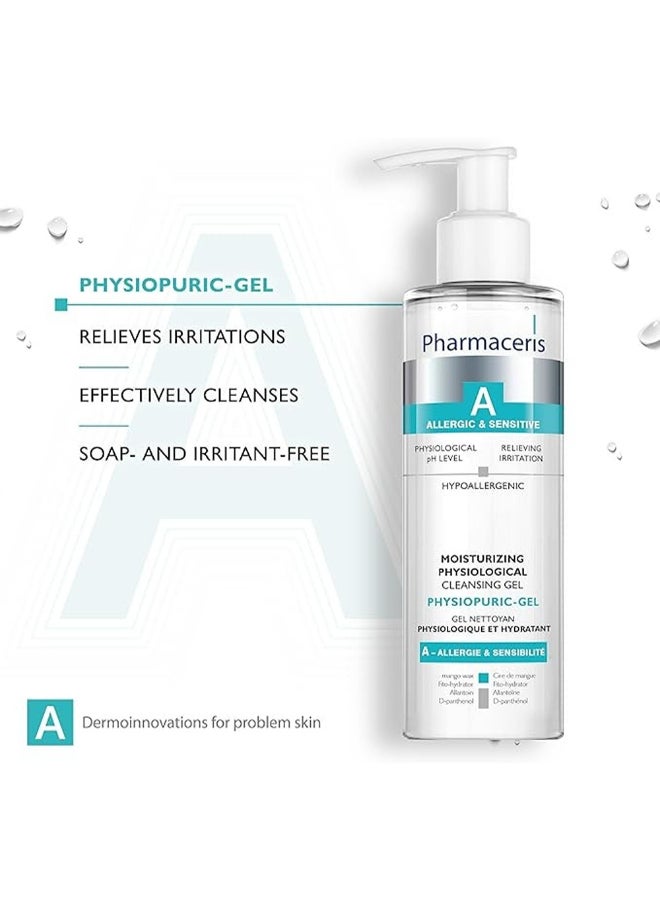 Pharmaceris A Physiological Cleansing Gel, Infused With D-Panthenol, Relieves Irritation Clear 190ml - Image 4