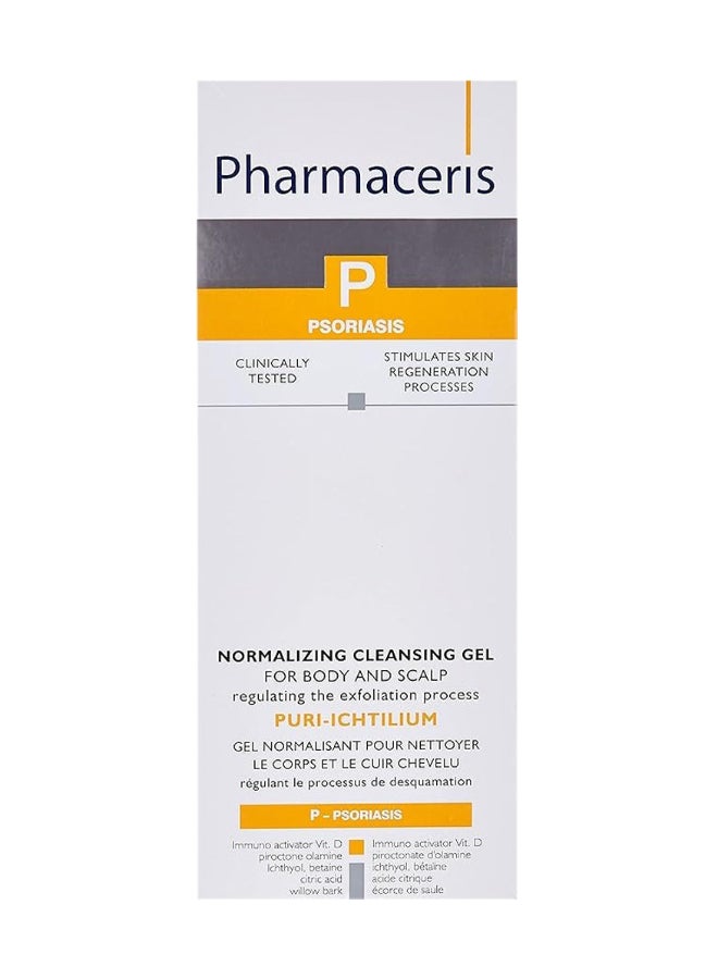 Pharmaceris Puri-Ichtilium Body And Scalp Cleansing Gel For Psoriasis Clear 250ml - Image 1