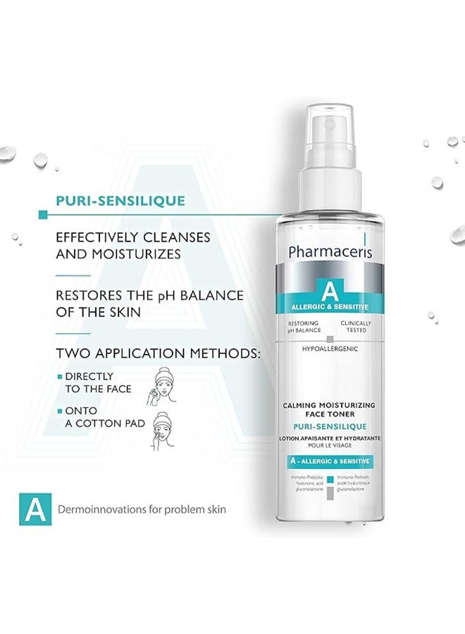 Pharmaceris A Calming Moisturizing Face Toner For Allergic AndSensitive Skin Clear 200ml - Image 4