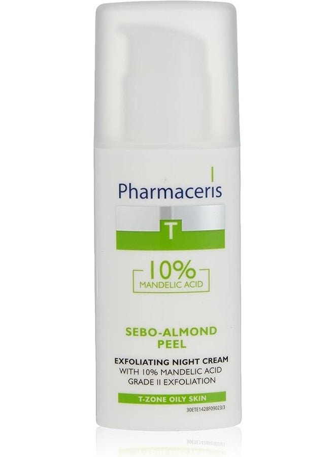 Pharmaceris T Exfoliating Night Cream, Infused With 10% Mandelic Acid 50ml - Image 2