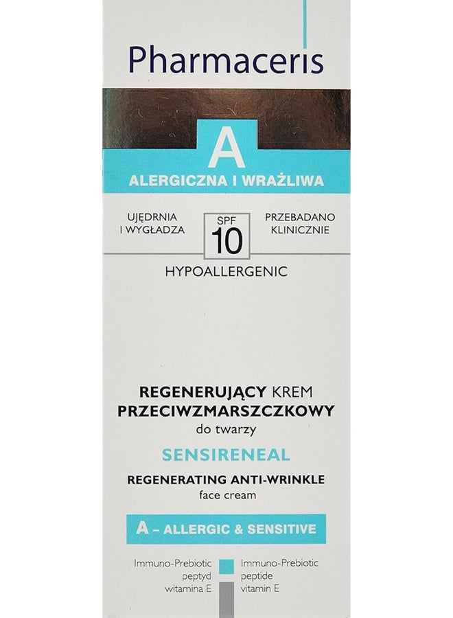 Pharmaceris Ph Sensireneal Intensive Anti-Wrinkle Cream Infused With Hypoallergenic Spf 10 Clear 30ml - Image 2