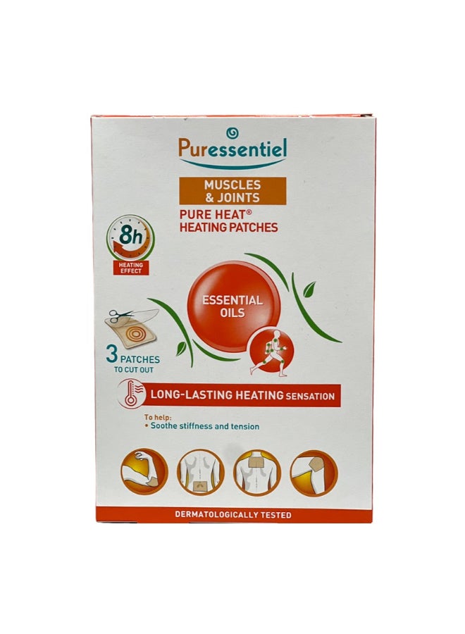 Puressentiel Muscles & Joints Heating Patches (3 Patches) - Soothe muscular tensions & sensitive joints - 8H warmth feeling - 100% natural origin - Pure essential oils - Wintergreen - Cuttable patches - Image 5