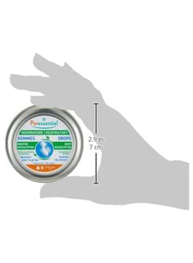 Puressentiel Respiratory Drops Infused With Mint And Eucalyptus Soothing For The Throat No Sugar 7Yrs And Above 45G 45grams - Image 3